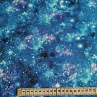 Patchworkstoff Galaxy Space 1839 von Timeless Treasures zum Nähen, Patchwork Quilten in blau mit Himmel Bild 3