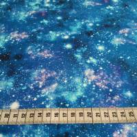 Patchworkstoff Galaxy Space 1839 von Timeless Treasures zum Nähen, Patchwork Quilten in blau mit Himmel Bild 4