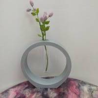 Blumenvase mit Reagenzglas, rund Bild 3