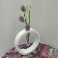 Blumenvase mit Reagenzglas, rund Bild 6