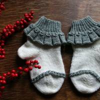 Anleitung: Fairy Steps - Socken mit Rüsche stricken 14 Größen von Baby bis Erwachsene Bild 7