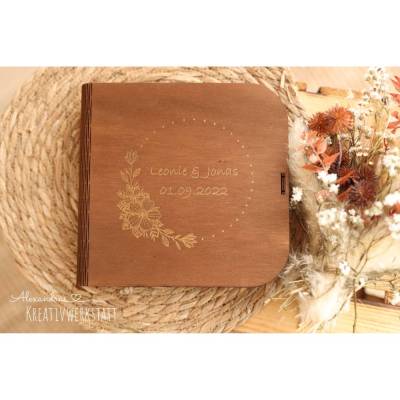 13x18 Fotos, Fotobox, Hochzeit, Erinnerung, Fotograf, Fotoverpackung, Holz Fotobox, Holzkiste, Hochzeitsfotos mit USB St