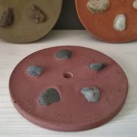 runde Seifenablage aus Beton und Steinen | verschiedene Farben | D 10 cm Bild 5