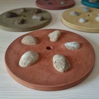 runde Seifenablage aus Beton und Steinen | verschiedene Farben | D 10 cm Bild 8
