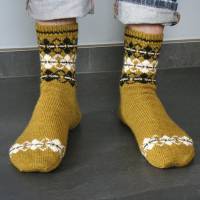 Anleitung: Karosocken - Socken stricken Bild 3