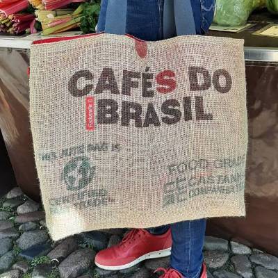 Kaffeesacktasche, Markttasche, Strandtasche, Projekttasche