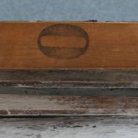 alter Setzkasten mit schmalen Fächern Uhrengläser Bild 3