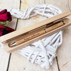 Kugelschreiber inkl Box, Geschenk personalisiert, für den besten Ehemann der Welt, personalisierte Wunschgravur Bild 5