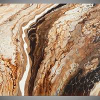 Acrylbild auf Leinwand abstrakt fluid painting 80 cm x 50 cm Flüssig malerei Bild 1