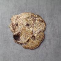 Golden Retriever Hund  Patch zum Aufbügeln Bild 1