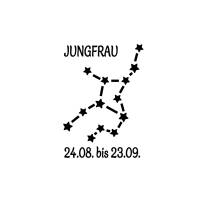 Bügelbild Sternzeichen Jungfrau I 56 Farben zur Auswahl I Horoskop I Esoterik I Geburtstag I Sternbild I Zukunft I DIY Bild 1
