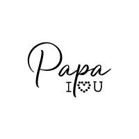 Plotterdatei Papa I love You - freie Kleingewerbliche Nutzung inklusive Bild 1