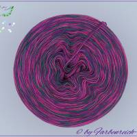 Farbenreich-Wolle Strudelbobbel "INVERNESS", 4-fädig, verschiedene Lauflängen, Bobbel Bild 1