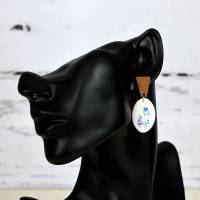 Ohrringe mit Schmetterling aus Polymer Clay • Ohrschmuck | Ohrhänger Bild 8