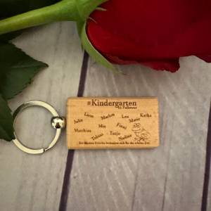 Schlüsselanhänger, Abschiedsgeschenk Erzieherin, Kindergarten Geschenk Betreuer, Weihnachtsgeschenk Bild 1