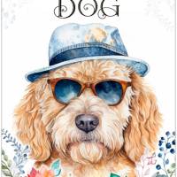 Hundeschild LIFE IS BETTER WITH A DOG mit Doodle Bild 1