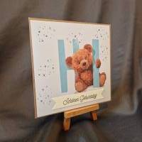 Geschenkverpackung  Geburtstagsgeschenke  Teddybär  Sternedekoration  Partydekoration Bild 2