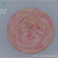 Farbenreich-Wolle Strudelbobbel "HONOLULU", 4-fädig, verschiedene Lauflängen, Bobbel Bild 1