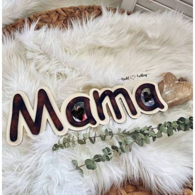 MAMA | Mama | Muttertag | Bilder | Fotos | Bilderserie | Fotorahmen | Geschenk Muttertag | Schriftzug | Geburtstagsgesch