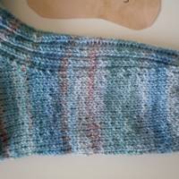 Socken für Damen, Größe 36, Cotton türkis hellblau Bild 2