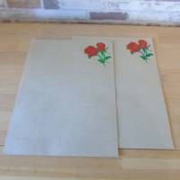 Briefpapier Set - Rosen // Brief // Letter // Geschenk // Schreiben Bild 2