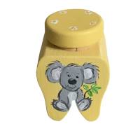 Milchzahndose Zahndose für Milchzähne Koala Bär gelb grau Bild 1