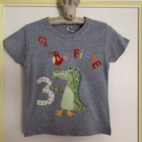 Geburtstagsshirt , T-Shirt, Junge, Krokodil, Papagei, Namensshirt, Geburtstag, Geschenk Junge Bild 5