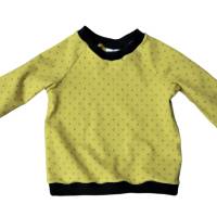 Baby Kombination Set - Pumphose & Pullover -Größe 68/74 Waldtiere senfgelb Bild 2
