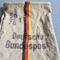 Vintage Postsack Deutsche Bundespost Leinenbeutel Bild 6