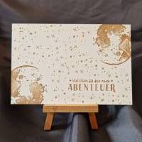 Abenteuer Postkarte / Postkarte mit Motiv / wunderschöne Motive / Geschenkpostkarte / Mondlicht / Abenteuer / Magie Bild 1
