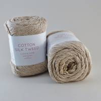 Laines du Nord Cotton Silk Tweed Fb 5718 Mandel Bild 1