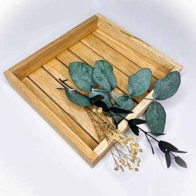 Untersetzer aus Klötzchen | Holz Dekoration