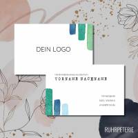 100 Visitenkarten Design mit Logo für kreative Unternehmen - Individualisierte Visitenkarten Bild 2