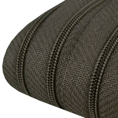 Endlosreißverschluss 3 mm Dunkel Grau