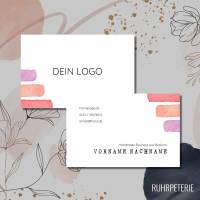 100 Visitenkarten Design mit Logo für kreative Unternehmen - Individualisierte Visitenkarten Bild 2