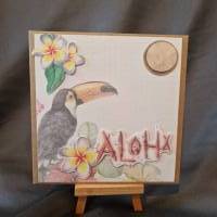 ALOHA - Geschenkverpackung - Geschenkverpackung zum Geburtstag - Blüten - Geschenk Bild 1