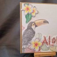 ALOHA - Geschenkverpackung - Geschenkverpackung zum Geburtstag - Blüten - Geschenk Bild 6
