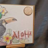 ALOHA - Geschenkverpackung - Geschenkverpackung zum Geburtstag - Blüten - Geschenk Bild 7