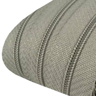 Endlosreißverschluss 3 mm Grau Grün