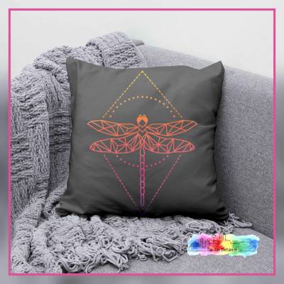 Plotterdatei geometrische Libelle zum plotten, drucken, sublimieren