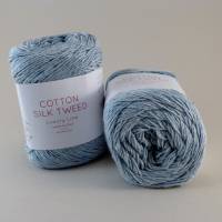 Laines du Nord Cotton Silk Tweed Fb 5721 Hellblau Bild 1