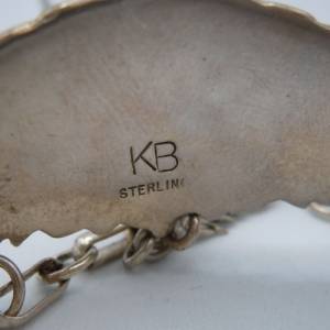 Sterling Silber Slave Armband mit Kingsman Türkisen Bild 5