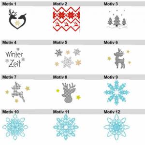 Lichtbeutel mit Winter-Motiven, verschiedene Designs, Tischdekoration, Dekoration, Lichtsack, Winterzeit, Mandala Bild 2