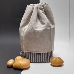 Aufbewahrungsbeutel für Kartoffeln, Zwiebel, Brot mit GRATIS-Karte, nachhaltig, stabil, waschbar Bild 4