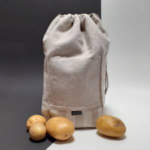 Aufbewahrungsbeutel für Kartoffeln, Zwiebel, Brot mit GRATIS-Karte, nachhaltig, stabil, waschbar Bild 3