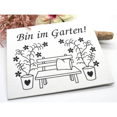Plotterdatei Gartenbank Garten