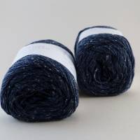 Laines du Nord Cotton Silk Tweed Fb 5726 Dunkles Blau Bild 2