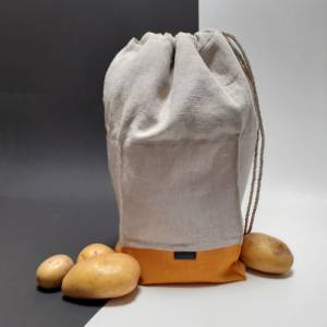 Aufbewahrungsbeutel für Kartoffeln, Zwiebel, Brot mit GRATIS-Karte, nachhaltig, stabil, waschbar Bild 2