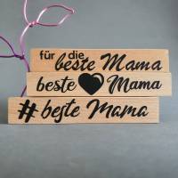 Muttertags Geschenk Drahtblume mit Fotohalter/ # beste Mama / Handgemachte Blume/ Geschenkidee mit Personalisierung Bild 6