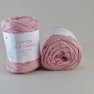 Laines du Nord Cotton Silk Tweed  Fb 5720 Helles Rosa